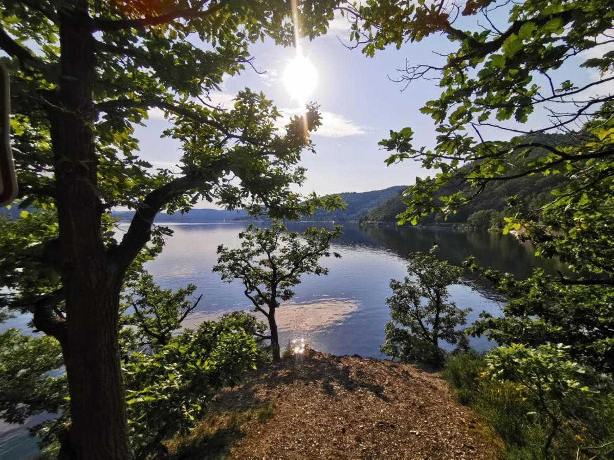 Ferienhaus Schoene Aussicht Ferienwohnung Blau Hemfurth-Edersee المظهر الخارجي الصورة